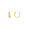 Tapered Reversible Hoop Earrings