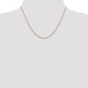 14K 1mm Round Snake Chain