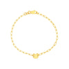 Kid's Paper Clip Chain Bracelet with Cat