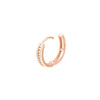 Reversible CZ Hoop Earrings