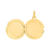 Textured Circle Locket