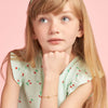 Kid's Paper Clip Chain Bracelet with Star