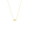 Mini Evil Eye Cutout Adjustable Necklace
