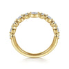 14K Yellow Gold Diamond Wedding Band