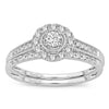 14K 0.33Ct  Diamond Bridal Ring