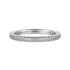 14K White Gold Diamond Matching Wedding Band