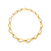 Graduated Teardrop Link Bracelet