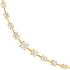 2-1/2tcw Diamond Assending Stone Necklace