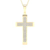10K 0.15Ct Diamond Cross Pendant