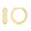 Knife Edge Polished Mini Hoops