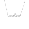 5mm Doodle Nameplate Necklace