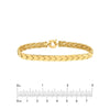 Polished Arrow Link Bracelet