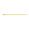 1.75mm Solid Round Box Chain with Lobster Lock