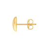Polished Teardrop Stud Earrings