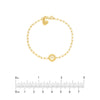 Kid's Paper Clip Chain Bracelet with Paw