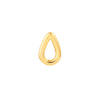 3D Open Teardrop Stud Earrings