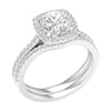 14K 1.95.00Ct Certified Lab Grown Bridal Ring