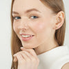 6.0mm Cushion Pebble Stud Earrings