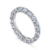 14K White Gold Shared Prong Diamond Eternity Band