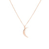 Crescent Moon Pendant Necklace