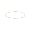 0.8mm Two-Tone Designer Twist Chain with Lobster Lock
