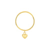 Dangle Heart Wire Ring