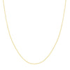 1.30mm Paper Clip Chain with Pear Shape Lobster Lock