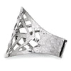 Sterling Silver Rhodium-Plated Adjustable Ring