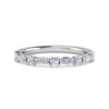 14K White Gold Diamond Matching Wedding Band