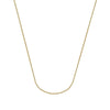 0.85mm Two-Tone Pave Wheat Chain with Lobster Lock