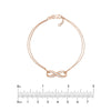 CZ Infinity Adjustable Bracelet