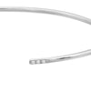 Cuff Bangle with 1/20tcw Diamond Ends