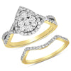 14K  1.00Ct Diamond Bridal Ring