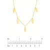 Marquise Drops Adjustable Necklace