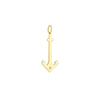 Anchor Pendant with 1pt Diamond