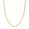 3.00mm D/C Hollow Figarope Milano Chain