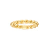 Double Twist Polished Tube Ring