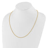 14K Adjustable 1.6mm Semi-solid Spiga Chain