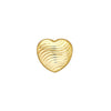 Heart Wave Pattern Stud Earrings