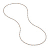 D/C  White and Rose Gold Bead Necklace