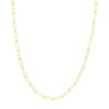 3.6mm Paper Clip Chain with Pear Lobster