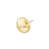 Textured Button Stud Earrings on Post Back