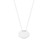 Engravable Disc Plate Adj. Necklace