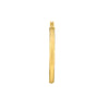 3x35mm D/C Florentine Round Hoop Earrings