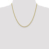 10K 2.75mm Diamond-Cut Rope Chain