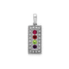 Family Jewelry Birthstone &amp; Diamond Set Pendant