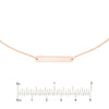 Engravable Mini Bar Adjustable Choker