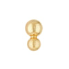 Double Bead Stud Earrings