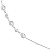 Saturn Chain Bezel Long Necklace