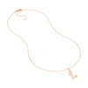 Script 'L' with Diamond Bezel Necklace
